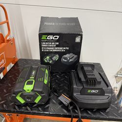 EGO POWER+ 56 -Volt, 5 Ah Lithium Ion (Li-ion) Battery/Charger $369plus tax at Lowe's