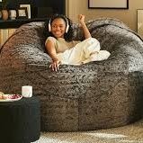 LoveSac SuperSac Beanbag Chair Midnight Mink Phur Cover
