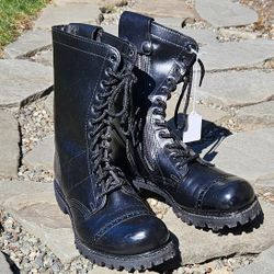 Corcoran Leather Tactical Boots. Men's Size 12W. 