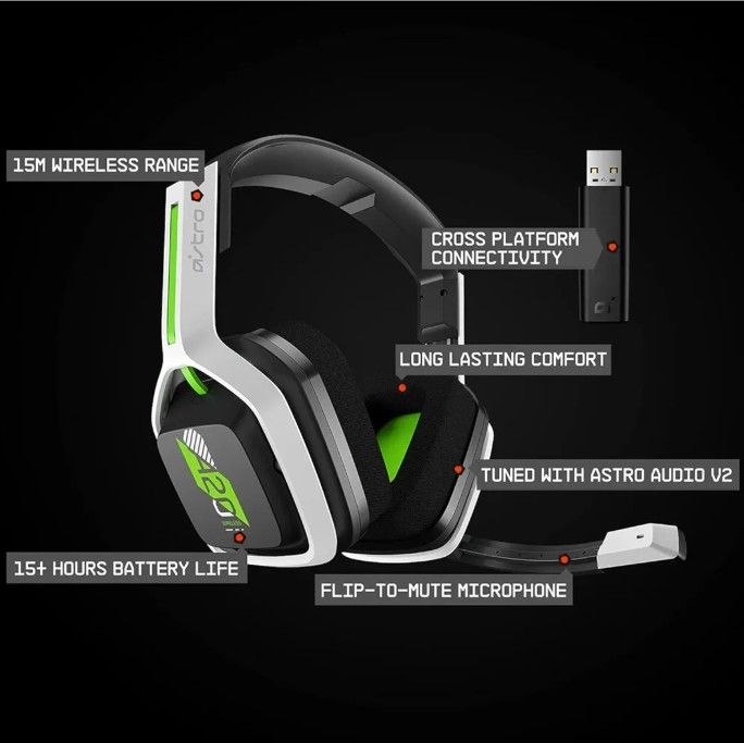 ASTRO Gaming A20 Wireless Headset Gen for Xbox Series X S, Xbox