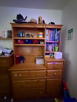 Dresser with shelves