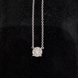 Diamond Necklace 1.22 CT     E / I1