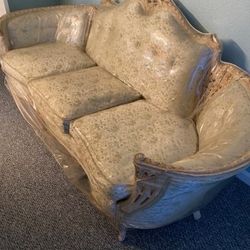 Antique Couch (Never Uncovered)