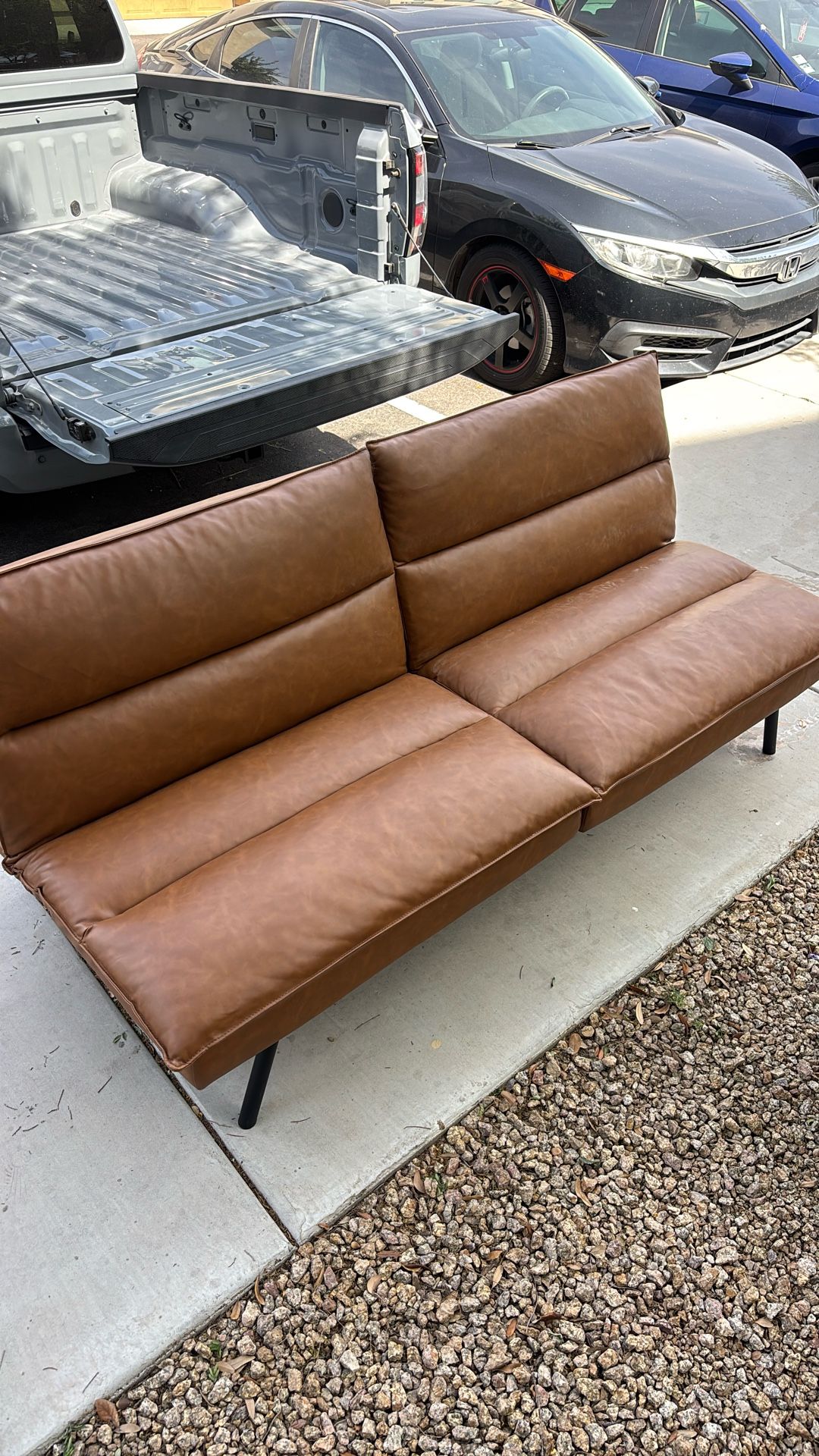 Leather Futon