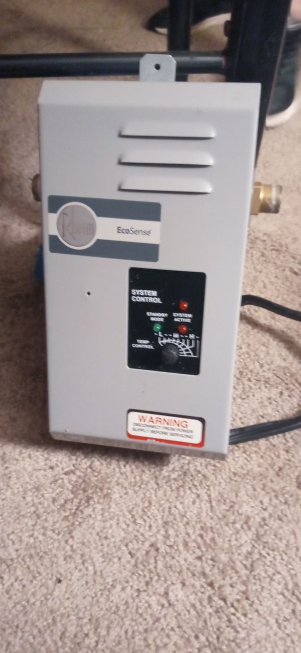 rheem ecosense tankless water heater