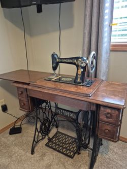 Antique Singer sewing machine