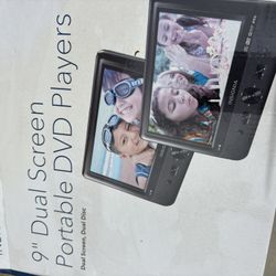 Portable 9in DVD Dual Screen Player