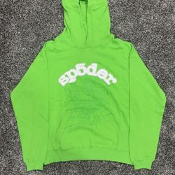 Green Spider Hoodie