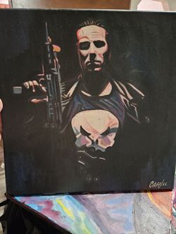 Punisher Oil Painting 