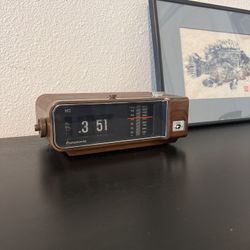 Antique Panasonic Flip Alarm Clock 