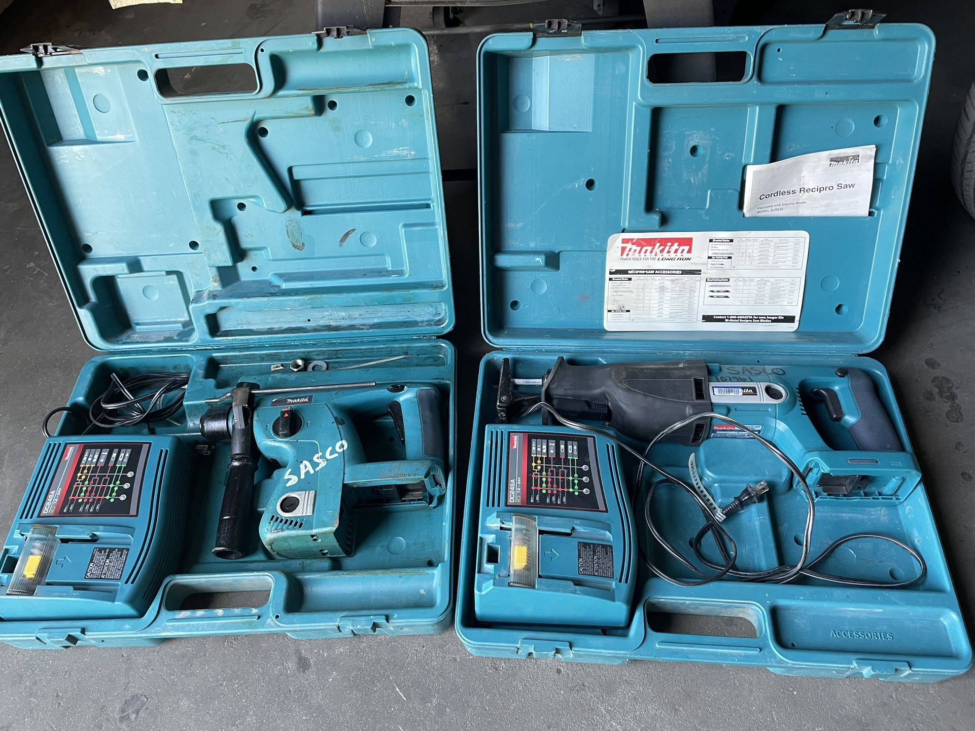 Makita Hammer drill And Sawzall