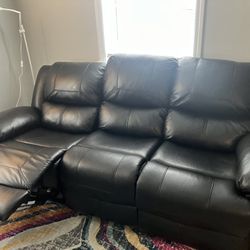 3 Seater (Both Side) Recliner With LED Bar