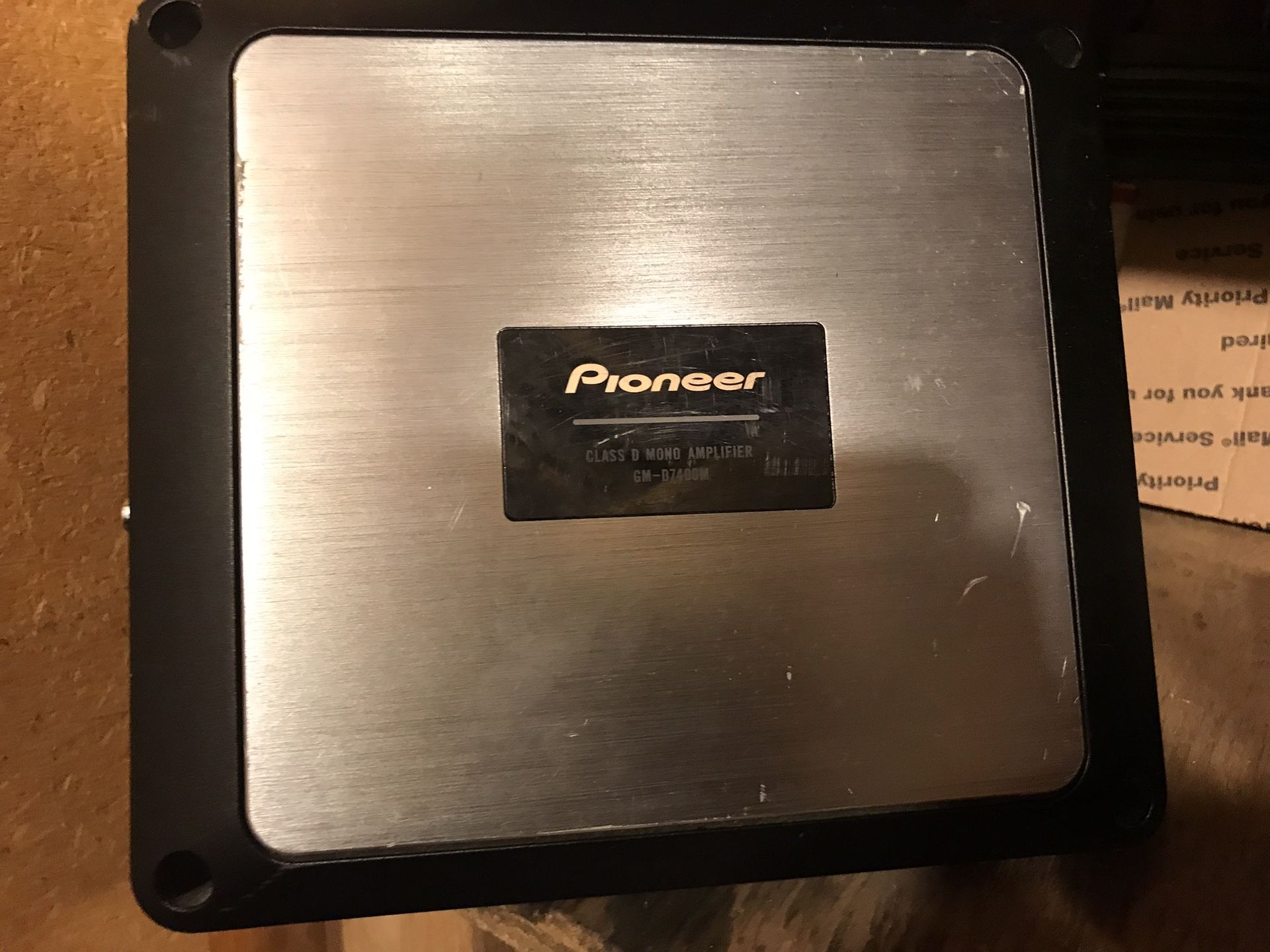 Pioneer GM-D7400M Class D Mono Amplifier with 800 Watts Max Power