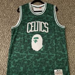 Mitchell & Ness X Bape Celtics Jersey 