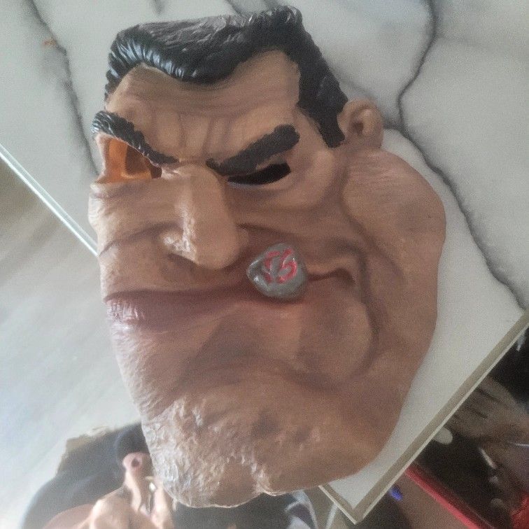 Holloween Mask Big Boss Guy$10