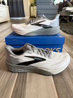 Men's Brooks Launch 11 Running Shoes - Oyster Gray Blue - Size 8.5, 9.5