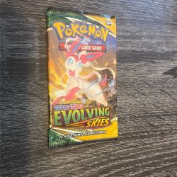 Pokemon Evolving Skies Sealed Booster Pack 