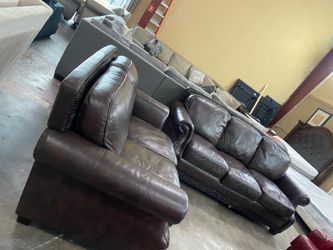 Leather living room sets