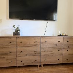 Dresser With 6 Drawers For Children's Room Bedroom