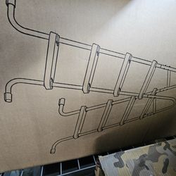 Above ground metal pool ladder