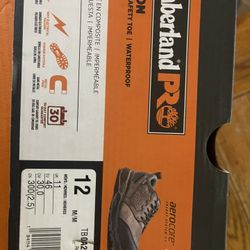 Timberland Pro Steal Toe Size 12