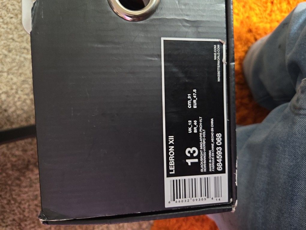 LEBRON DATA 12( SIZE 13)