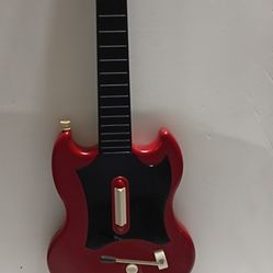 MINTY Guitar Hero Red Gibson SG Wired Controller PS2 - Sticker-Free - RedOctane PSLGH