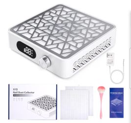 BRAND NEW Sealed X15 Professional Nail Dust Collector (PINK)