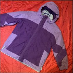 Lands’ End Purple Youth Winter Jacket / Coat – Size 7–8