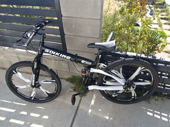 MTB Folding Mountain Bike Black