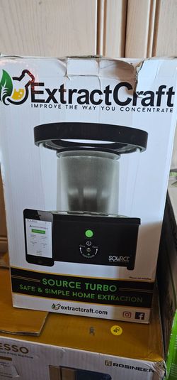 ExtractCraft Source Turbo EC7886 Vacuum Botanical Extractor Complete w/ Box