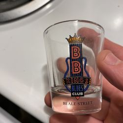 BB Kings Blues Club Clear Shot-Glass