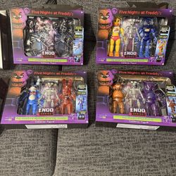 Five Night At Freddy Endo Series 2 Complete Set New