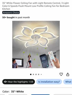 Ceiling light fan new $55