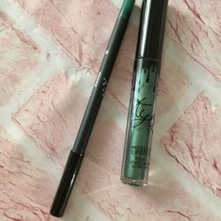 Kylie Green Lipstick & Lip Liner 