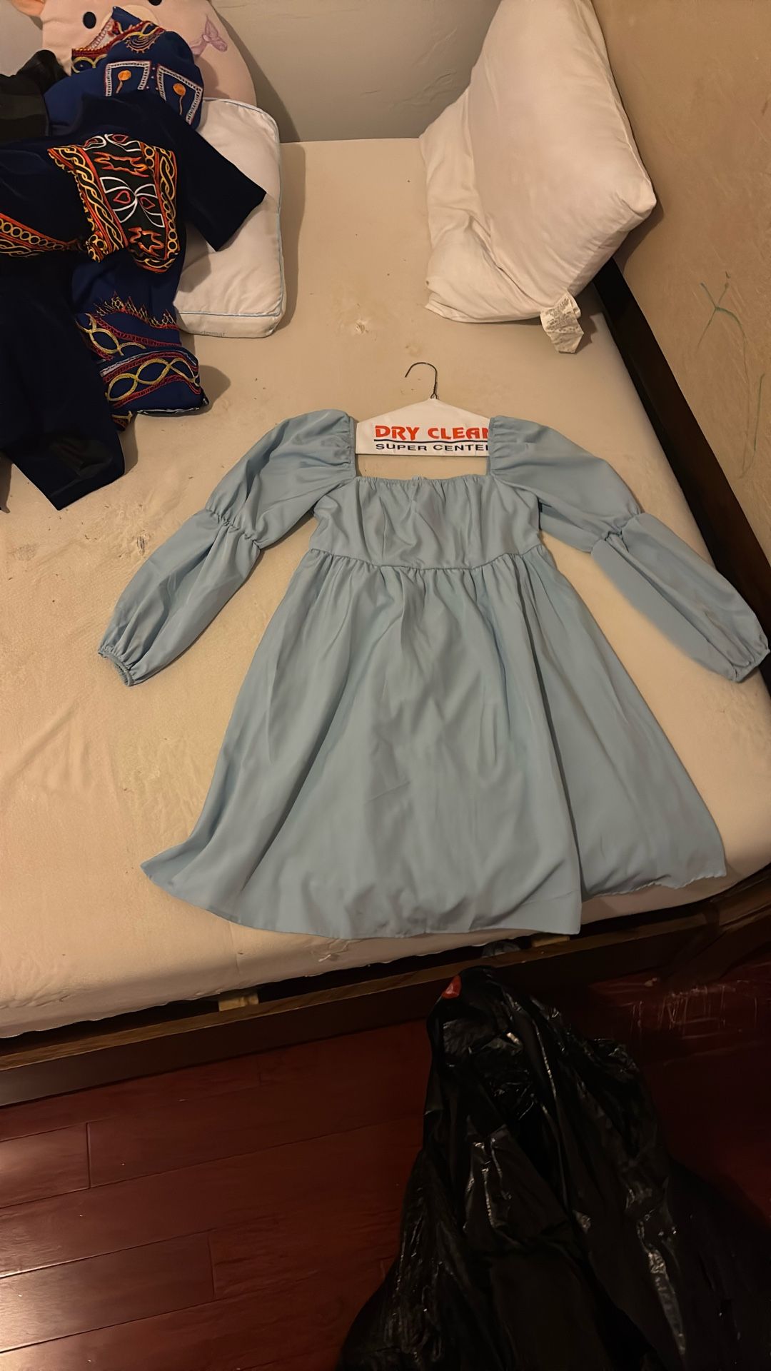 Cute Blue Babydoll Dress (Women Small )