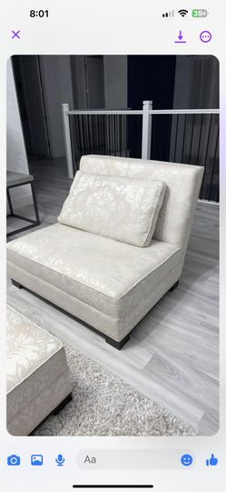 Pair Of Floral Single Sofas