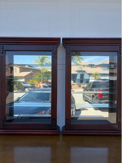 2Hanging display cases decor