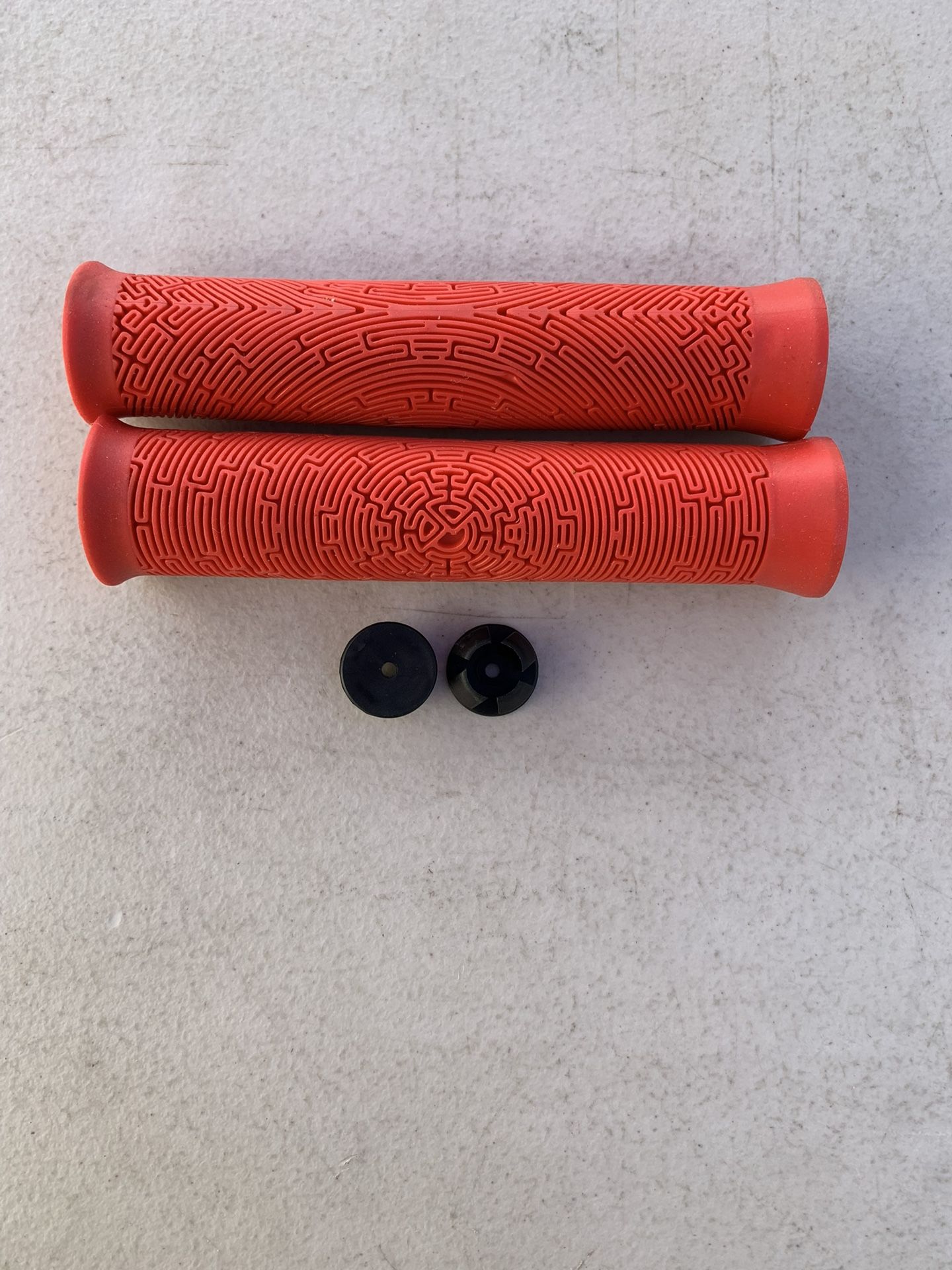Red Long Bmx Bike Grips