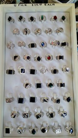 Stainless steel... Rings..