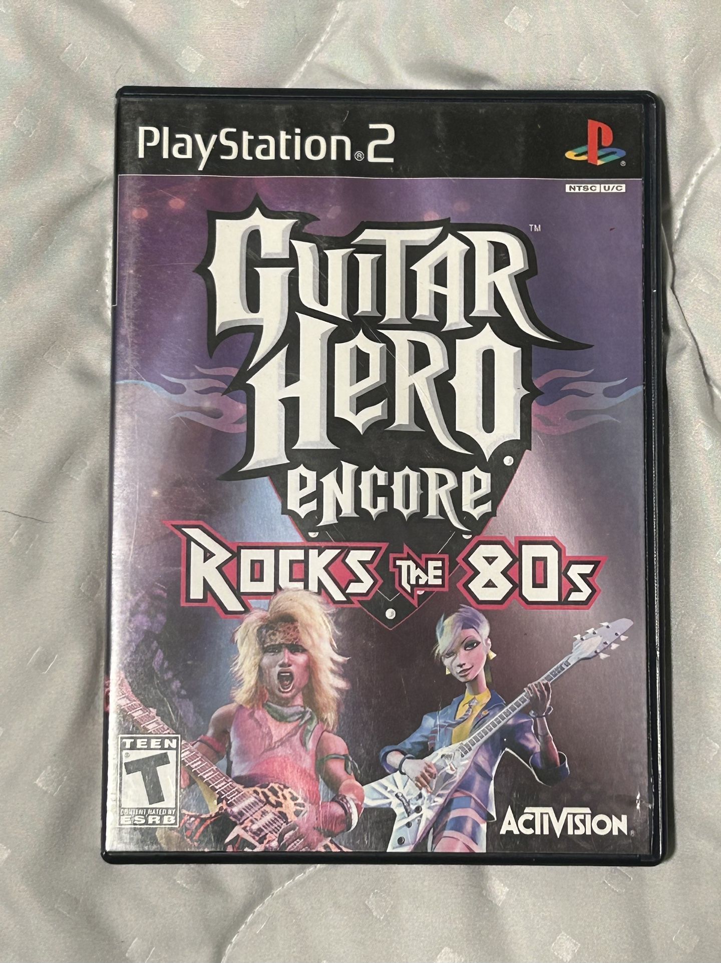 Guitar Hero Encore: Rocks the 80s - PlayStation 2 - PS2 - Complete - CIB