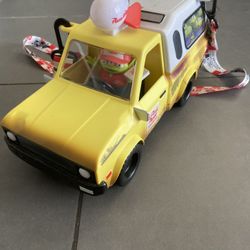 Disney Parks Toy Story PIZZA PLANET TRUCK POPCORN Bucket W/Lanyard green alien