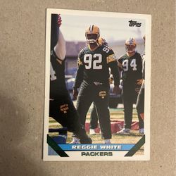 Reggie White 1993 Topps Baseball Card Number 40