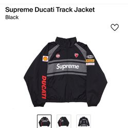 Supreme Ducati Track Jacket Size Xl 