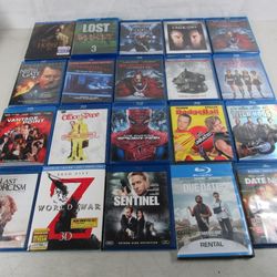 Lot Of 19 Blu-ray Action-Drama-Suspense-Misc. Movies/TV Shows-PG13/R
