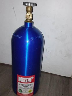 10lb Nitrous bottle, Cobalt blue -Nos