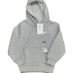 Nike Sportswear Club Fleece Big Kids' Hoodie Gray Size XS FD3000-063