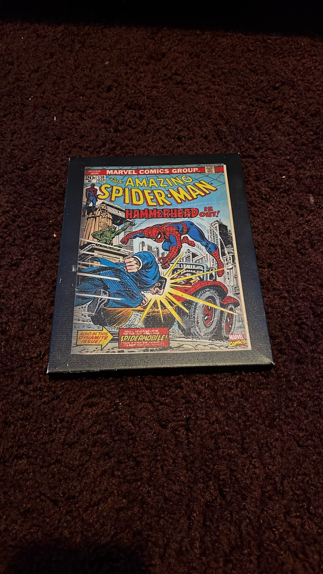 vintage Spider-Man Canvas