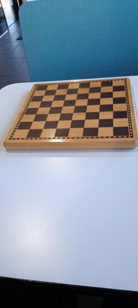 Chess Checker Board Solid Wood