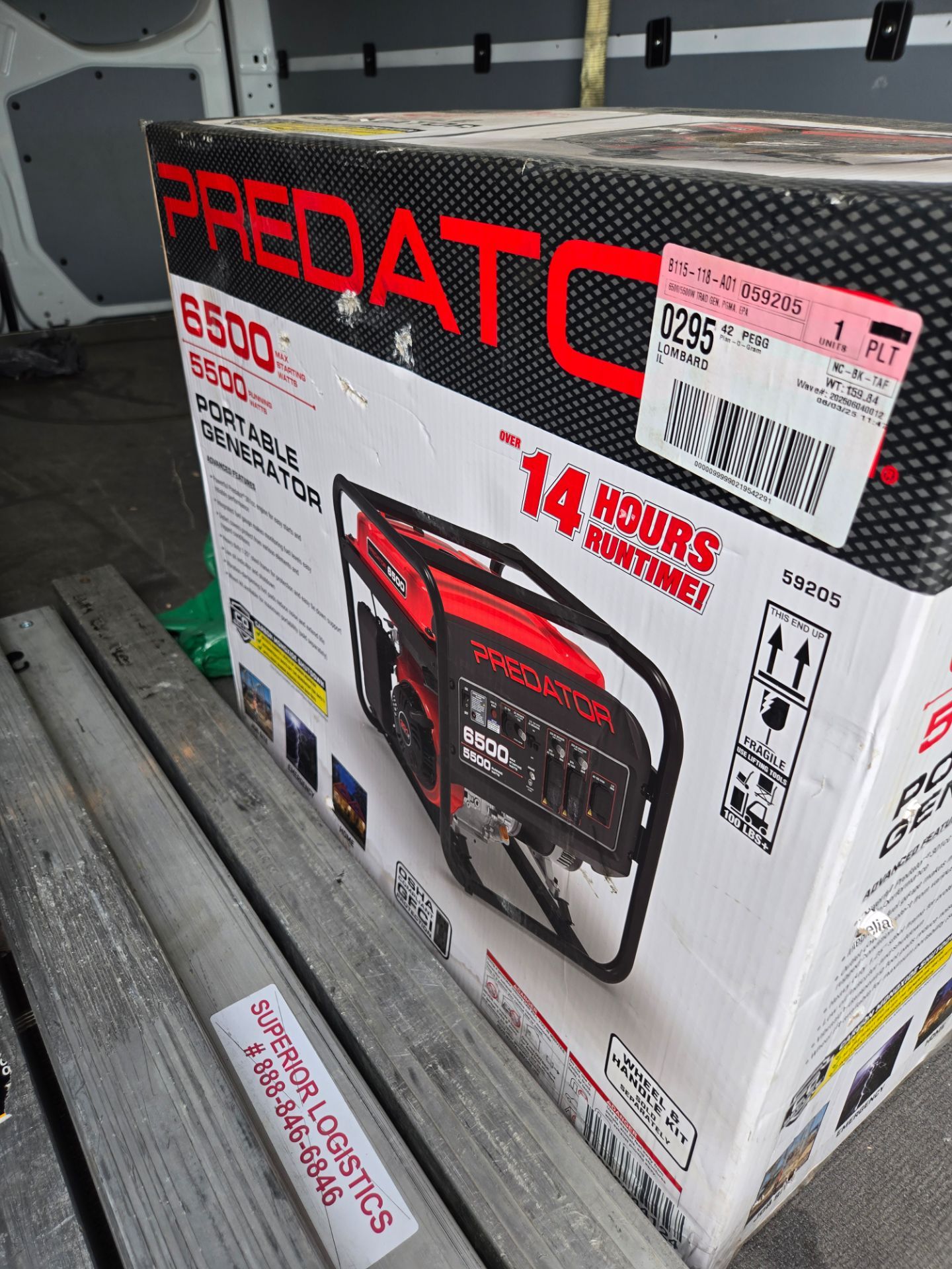 Generator predator 6500